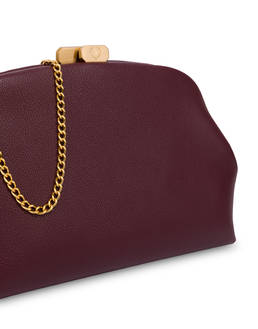 Cloud Clutch in Mini Grained PU Photo 4
