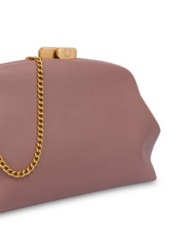 Cloud Clutch in Mini Grained PU Photo 4
