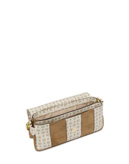 Borsa a spalla Interplay in fabric suede ed Heritage pvc Photo 3