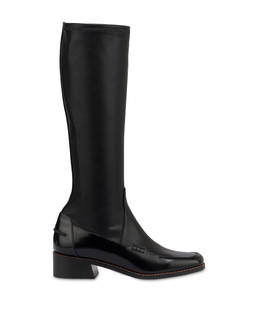 Stivale Swing in vitello e nappa eco stretch Photo 1