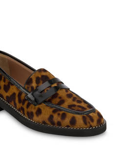 Mocassino Mannish in cavallino stampato Photo 4