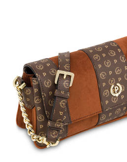 Borsa a spalla Interplay in fabric suede ed Heritage pvc Photo 4