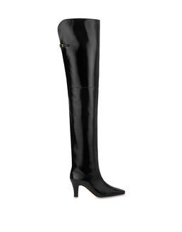Stivale Muse over the knee in vernice e camoscio Photo 1