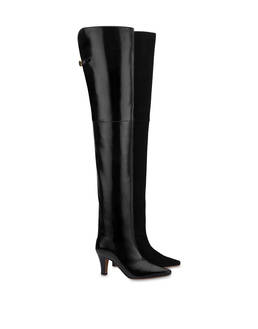 Stivale Muse over the knee in vernice e camoscio Photo 2