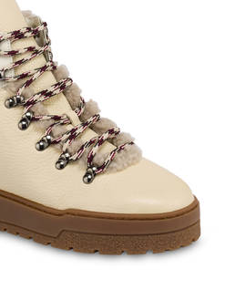 Ice Cracker boot made of tumbled calfskin, rubber, and sheepskin Photo 4