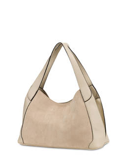 Sabrina Medium Hobo Bag in Faux Suede Photo 2
