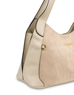 Sabrina Medium Hobo Bag in Faux Suede Photo 4