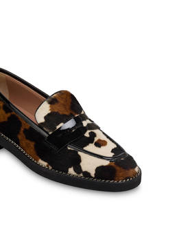 Mocassino Mannish in cavallino stampato Photo 4